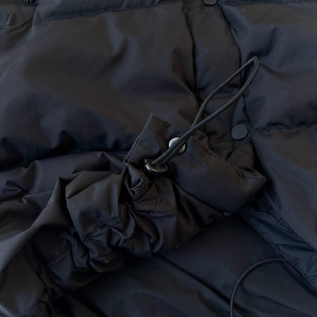 ヨセミテ ジェームスパース フーデッド 切り替え ダウンコート ジャケット 黒