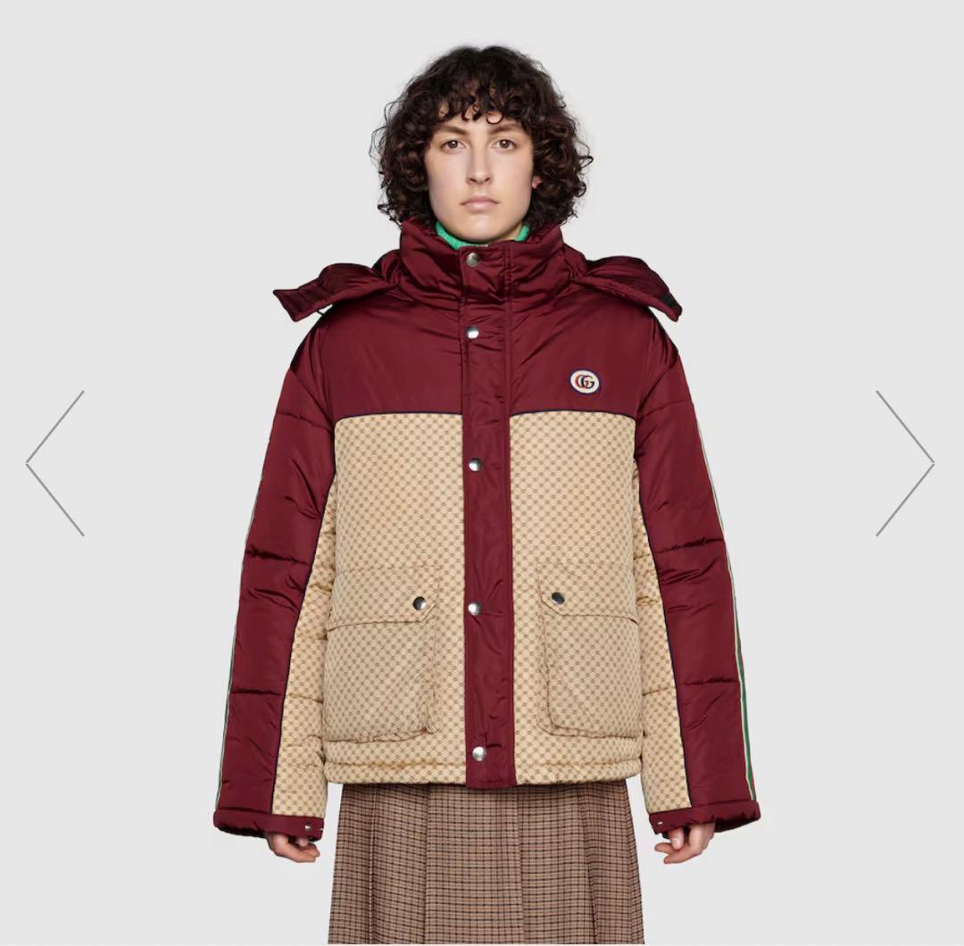 GUCCI パラシュートナイロンパデッドジャケット ダウンジャケット グッチ新品