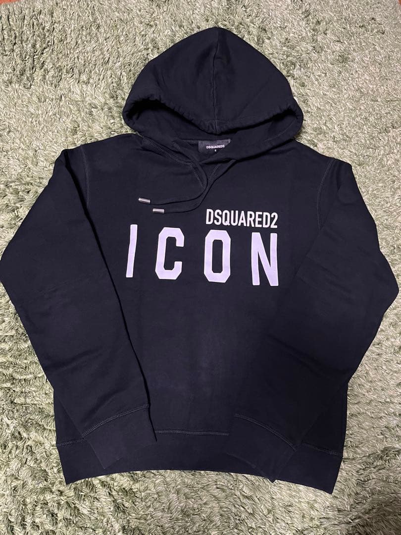 DSQUARED2 ICON フーディ S ブラック