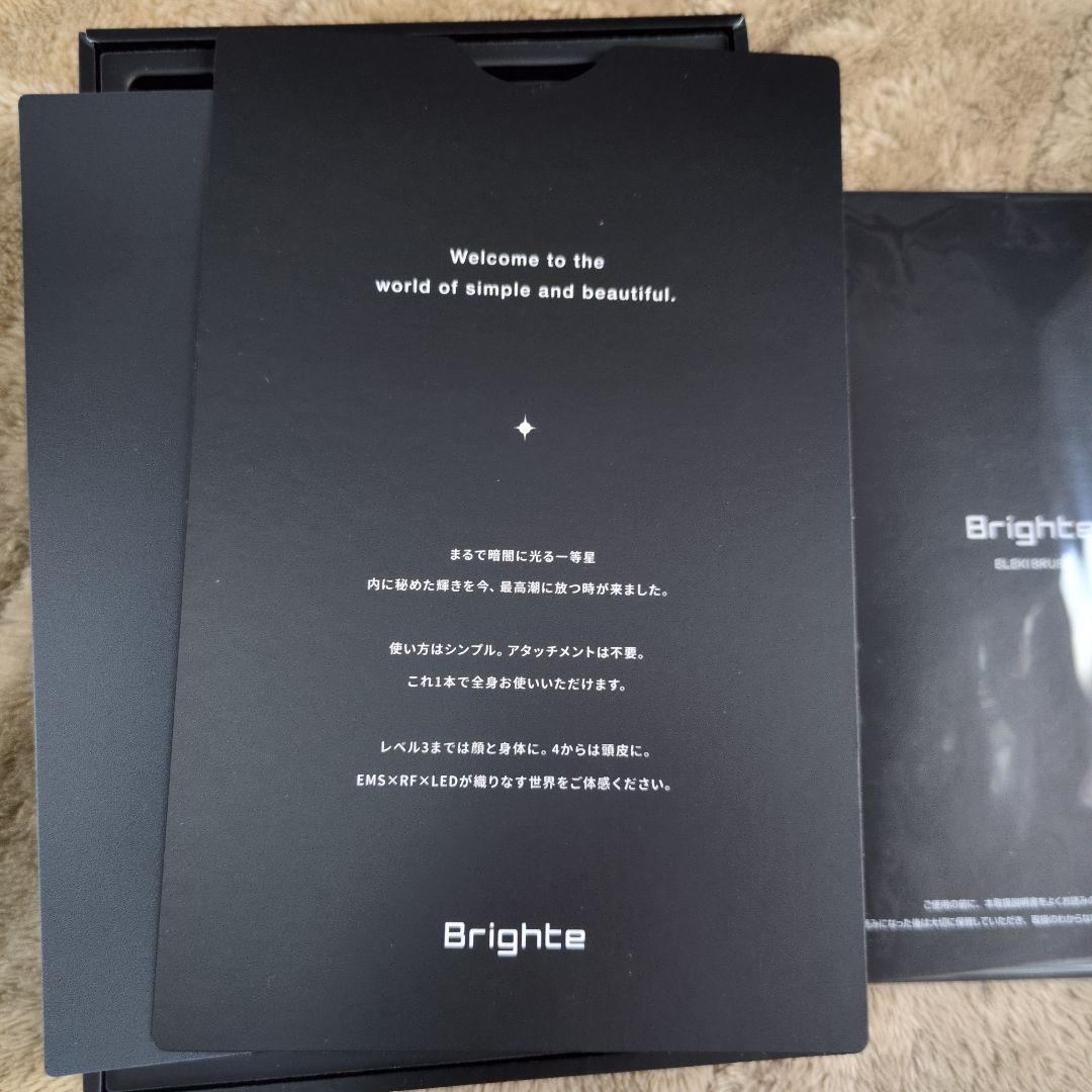 h*u様 中古、ブライト、Brighte、エレキブラシ、取説、箱有り