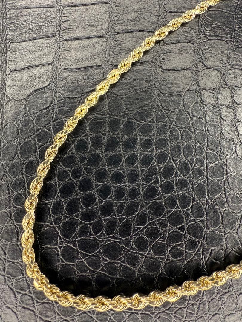 専用　10K Gold Rope Necklace 51cm 4mm