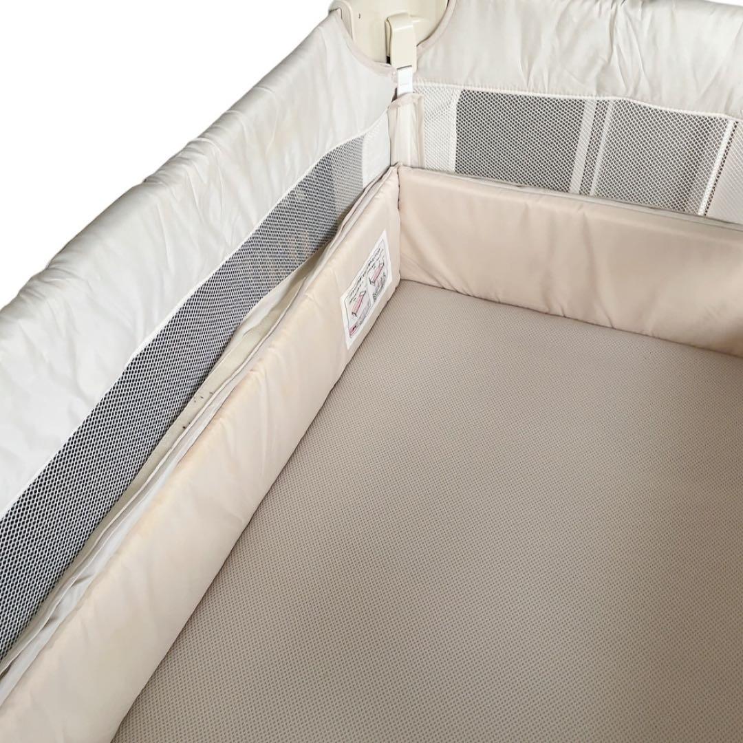 アップリカ　ベビーベッド　ココネルエアー　ミルク　aprica coconel