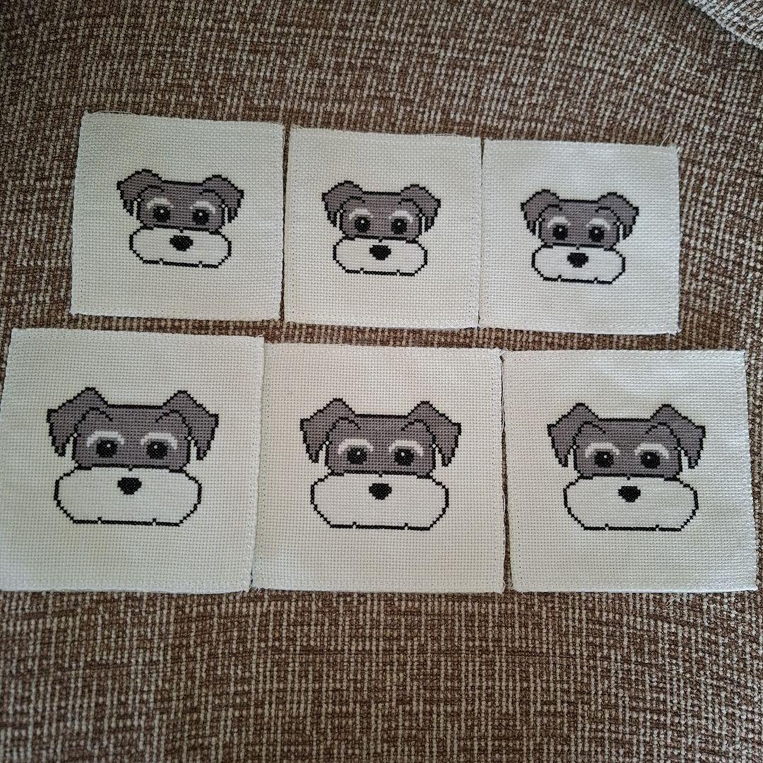 トイプードル刺繍入りトートバッグ 他　ハンドメイド