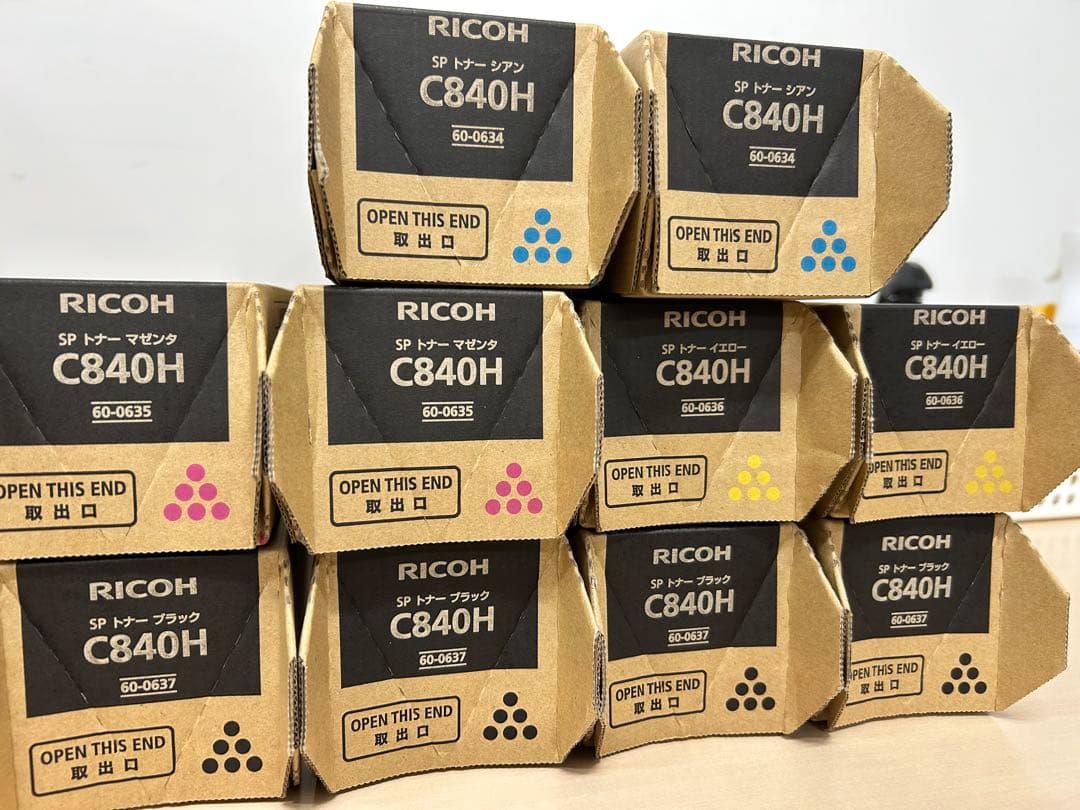 RICOH C840H トナーカートリッジ 4色セット