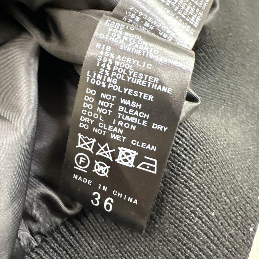 Spick&Span スピックスパン スタジャン 36サイズ ブラック 袖レザー