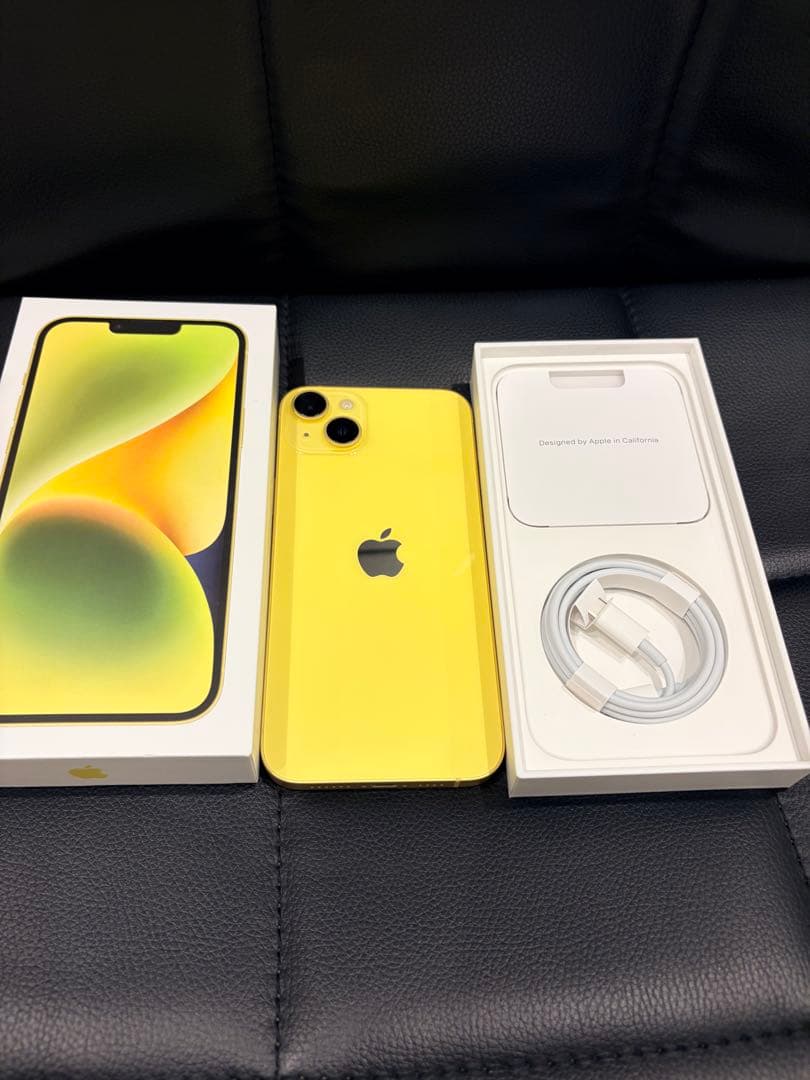 （axetaka2001 ）iPhone 14plus128g本体 イエロ