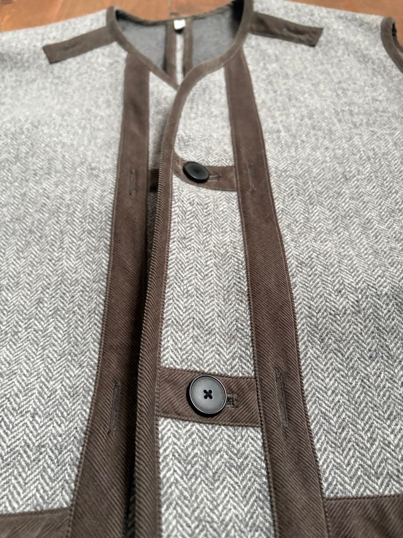 firmum フィルマム　FR1603VT ウールツイードベスト　ライナーベスト