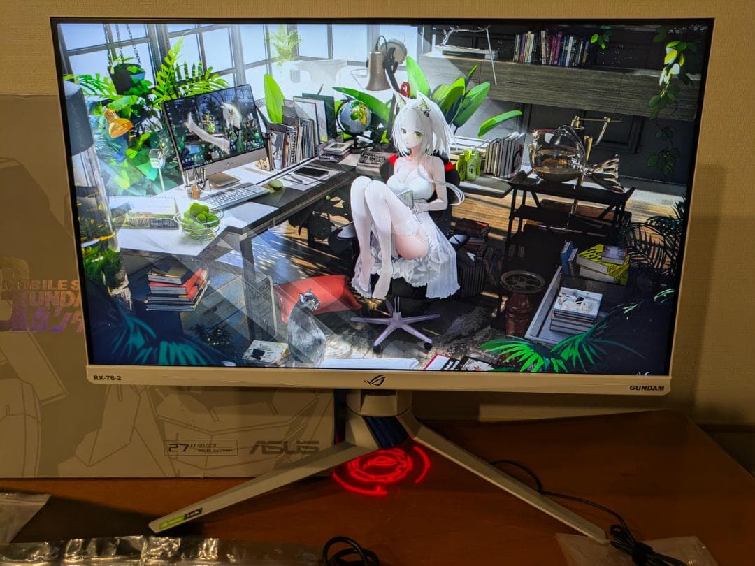 ASUS 機動戦士ガンダム ROG Strix XG279Q-G モニター