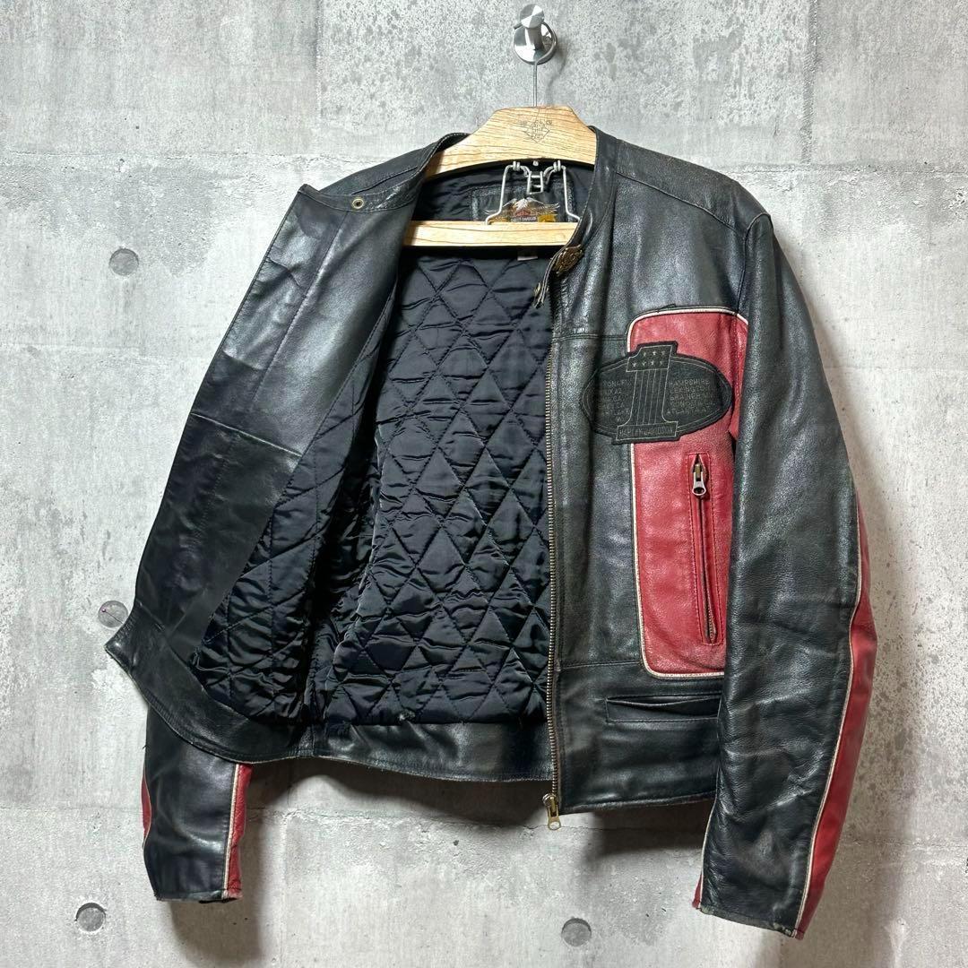 ⭐️90s⭐️HARLEY DAVIDSON ライダースジャケット　ヴィンテージ