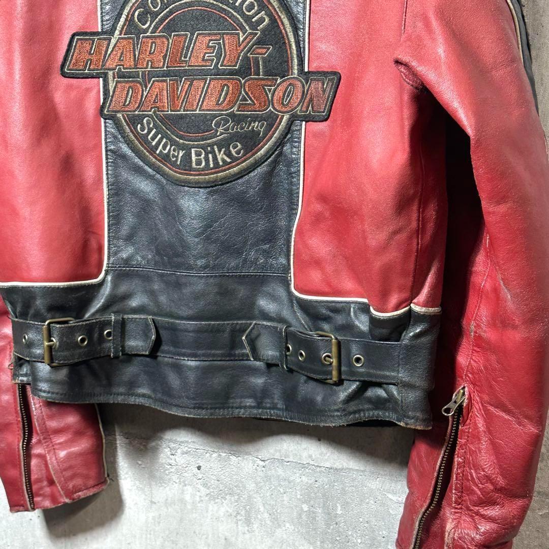 ⭐️90s⭐️HARLEY DAVIDSON ライダースジャケット　ヴィンテージ