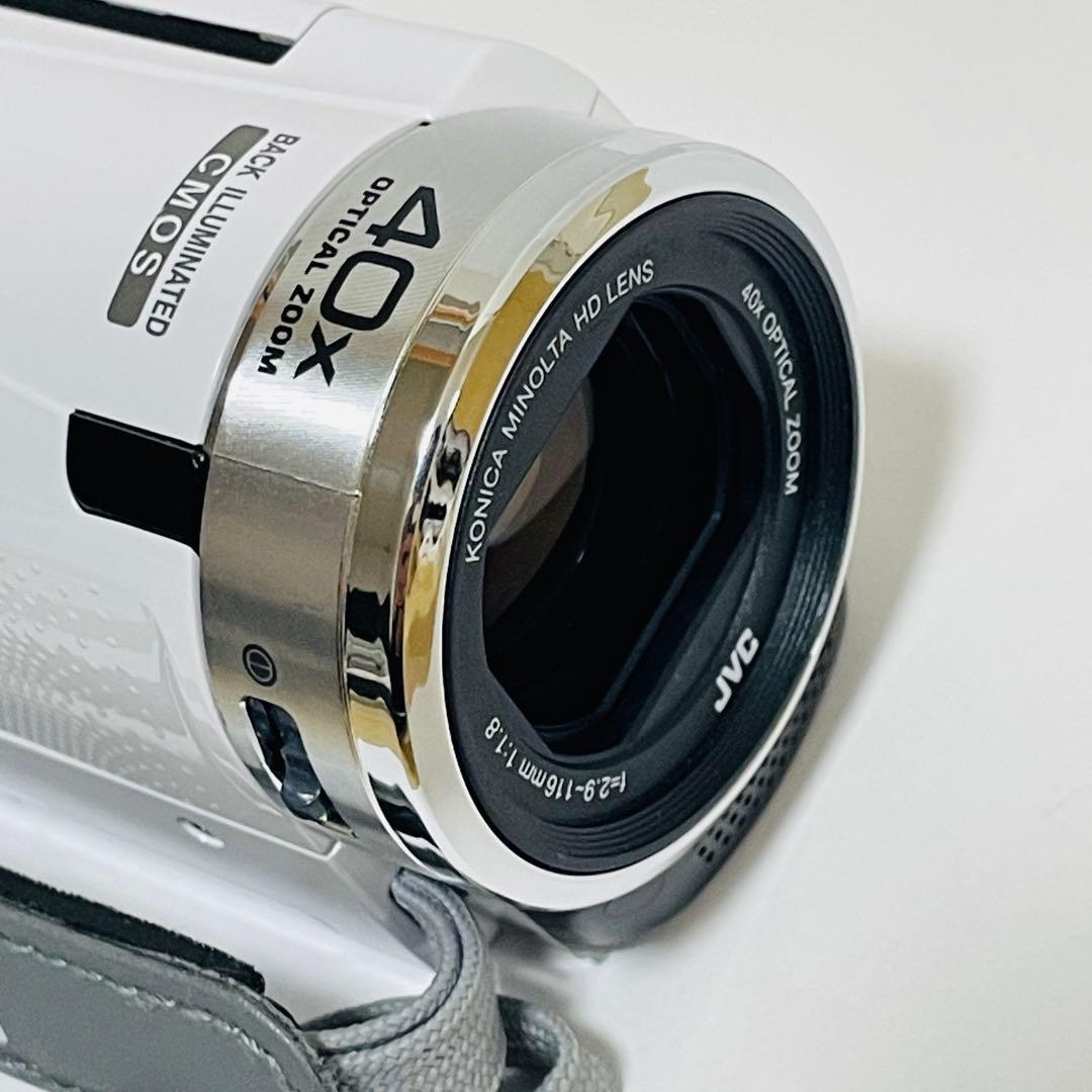 【美品】JVC Everio GZ-HM33 ホワイト ビデオカメラ 希少