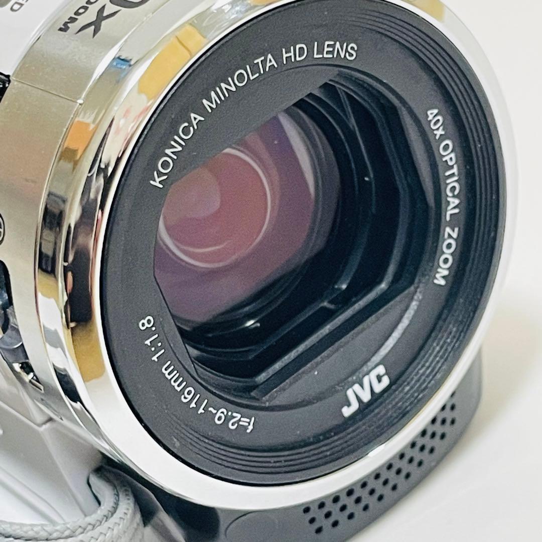 【美品】JVC Everio GZ-HM33 ホワイト ビデオカメラ 希少