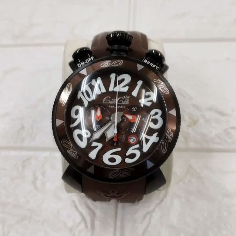 ガガミラノ Gaga Milano 6054.5 クロノ 48mm ラバーベルト