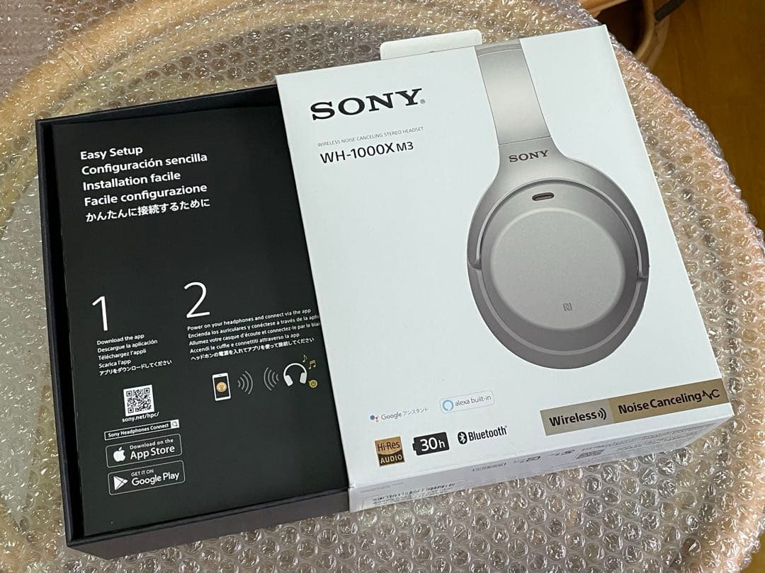 交換パッド付★ソニー WH-1000XM3 ワイヤレスノイキャンヘッドホン