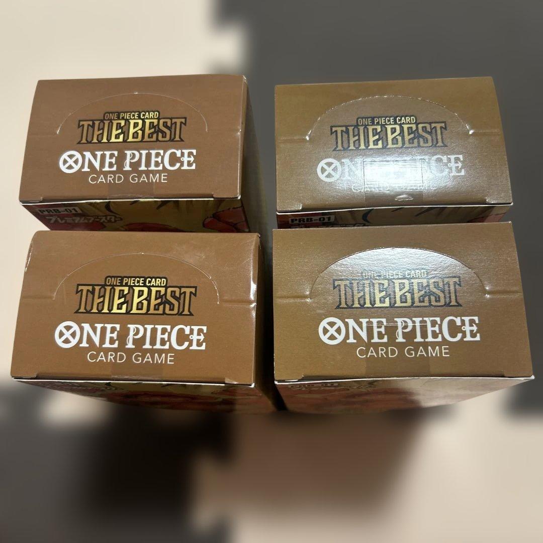 未開封•テープ付き ONE PIECEカードゲーム THE BEST 4BOX