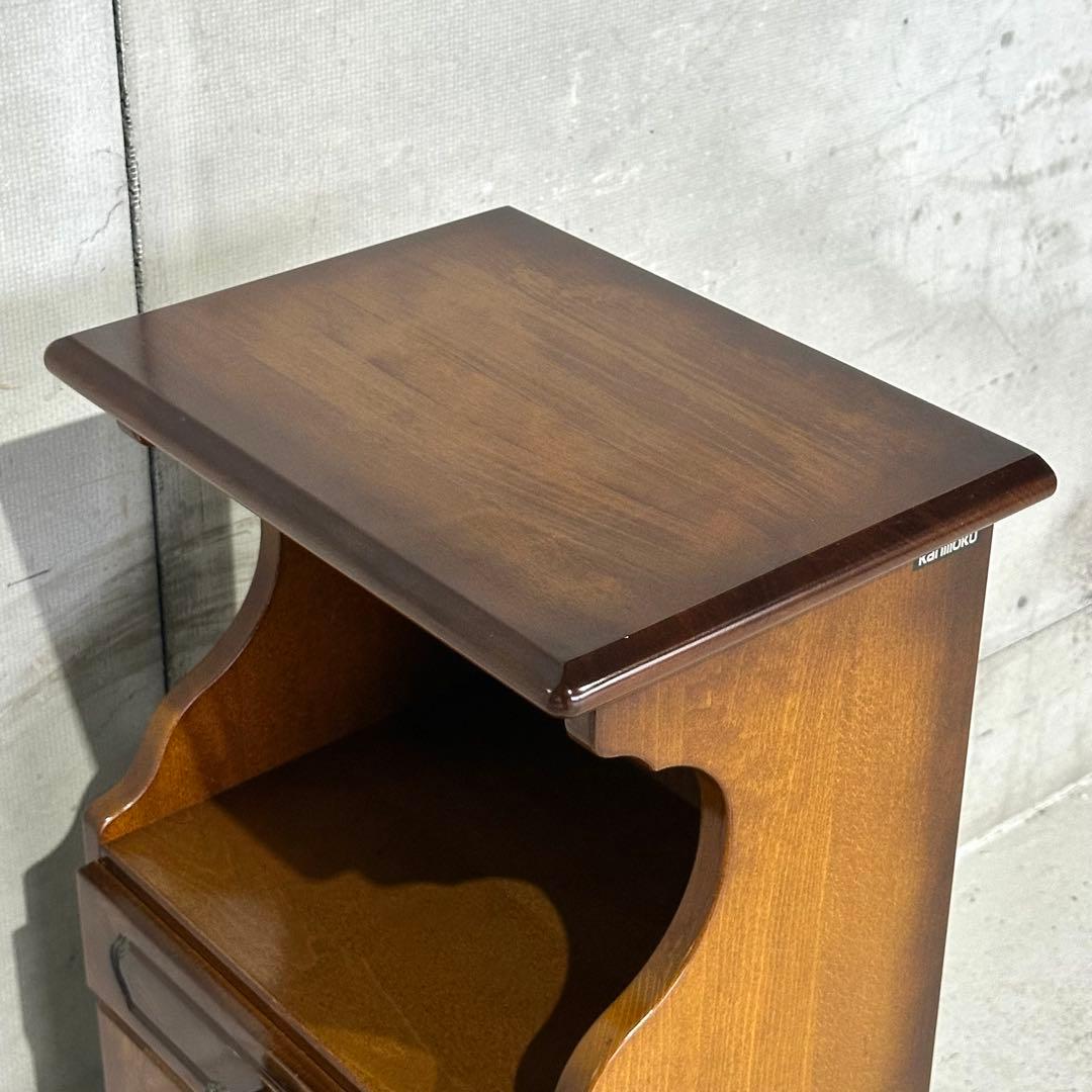 ✦昭和レトロ✦カリモク 電話台｜キャビネット 喫茶店・店舗什器 karimoku