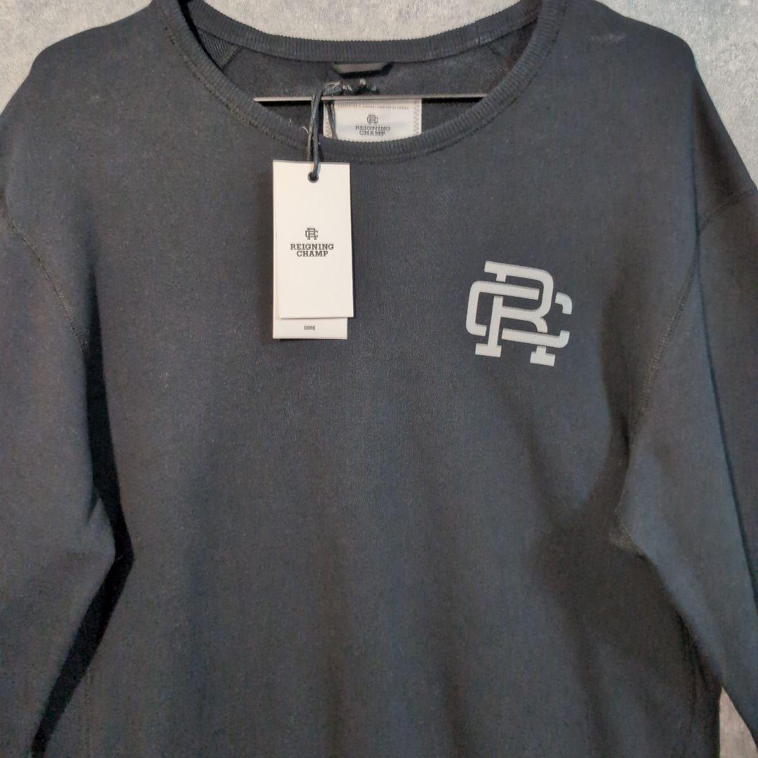 新品未使用タグ付 ロンハーマン レイニングチャンプ スウェット M（L相当）黒