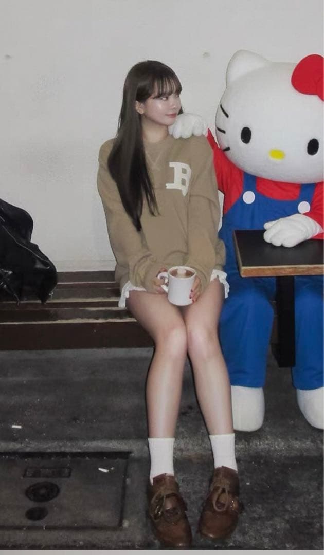 Bibiy B CLUB KNIT ベージュ