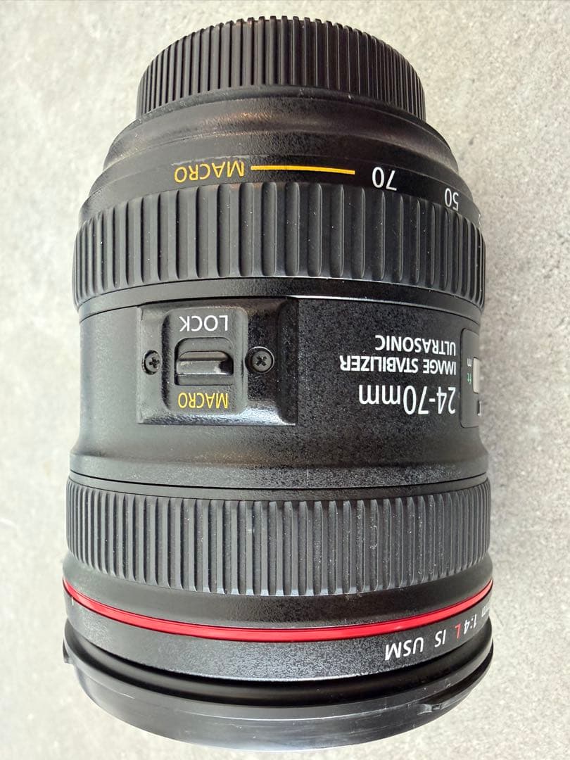 【美品】Canon EF24-70mm F4L IS USM マクロ機能付完動品