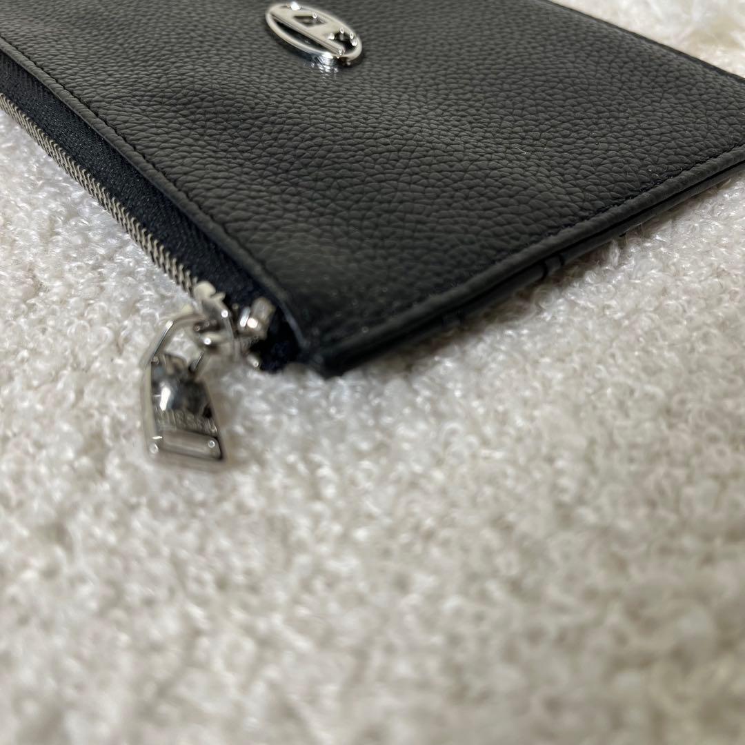 美品　DIESEL レザー　現行　ケース　カードケース　ミニウォレット