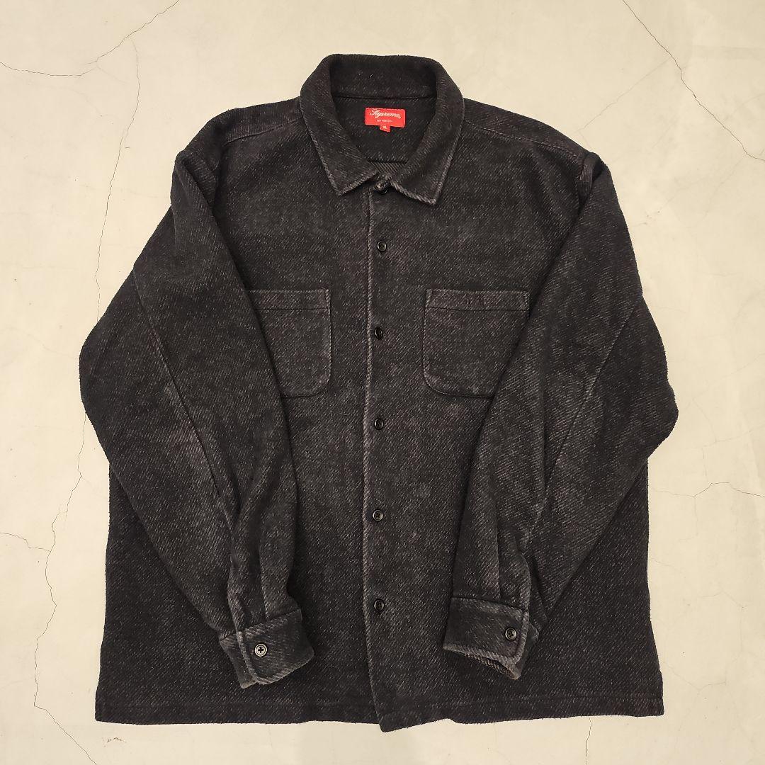 Supreme フランネルシャツ black XL