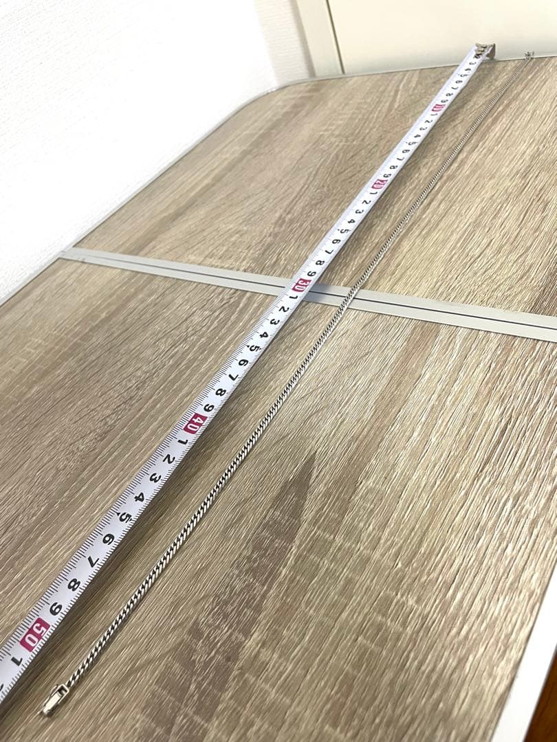 PT850 喜平 ネックレス 6面ダブル 約30g 刻印有