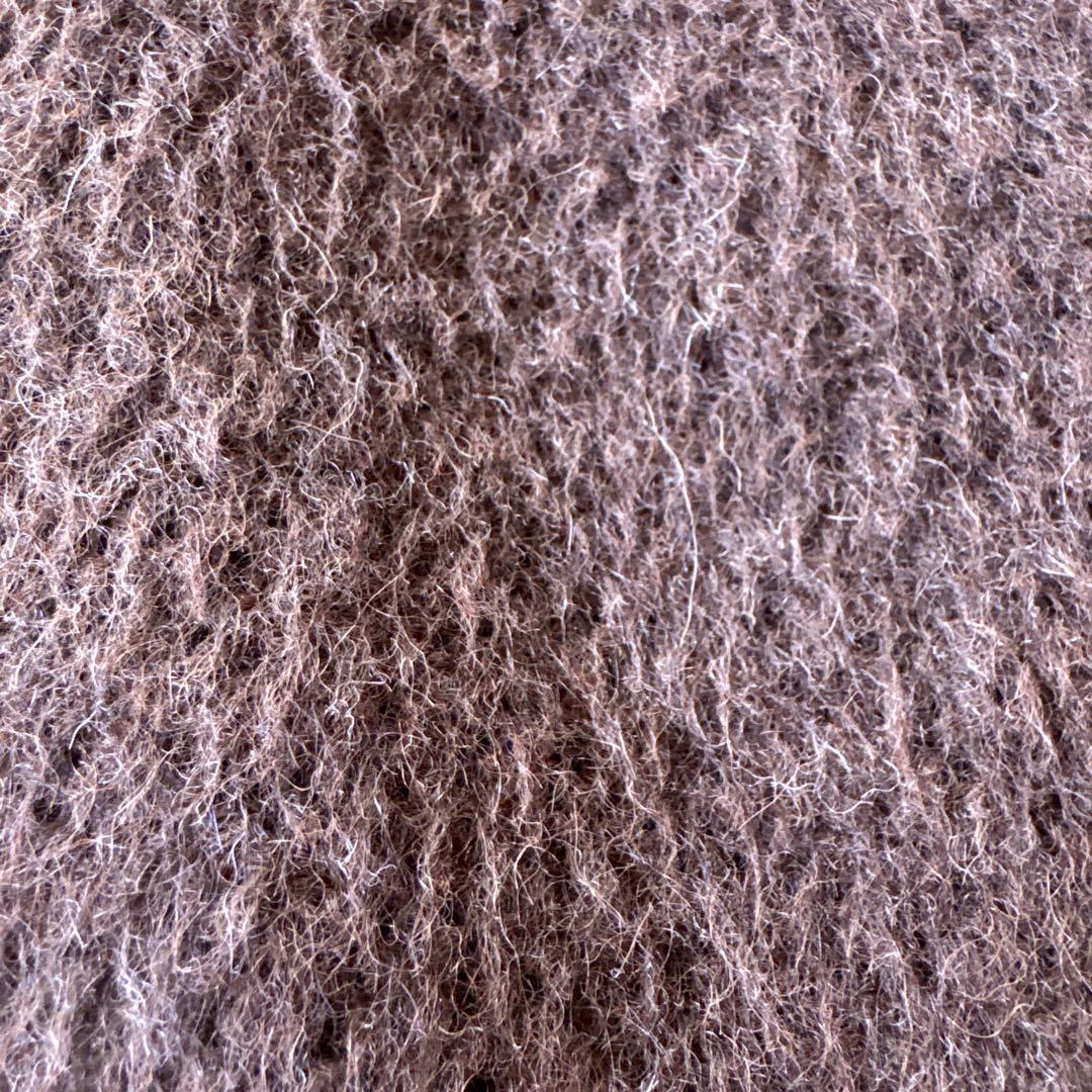 イタリア製 ヴィンテージアルパカ 100% カーディガン　オーバーサイズ　レトロ