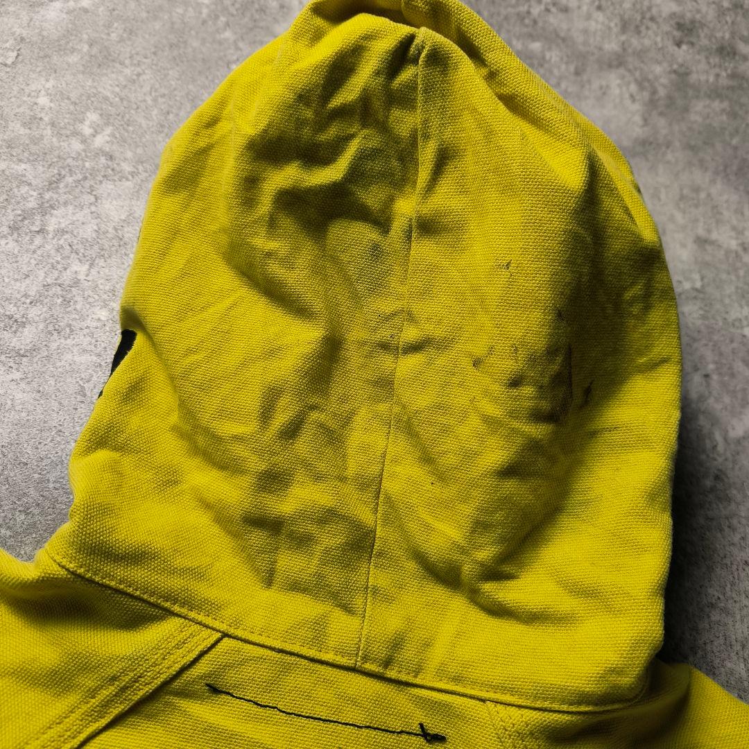 VLONEヴィーロンダック地アクティブジャケットグランジイエロー短丈フーディー