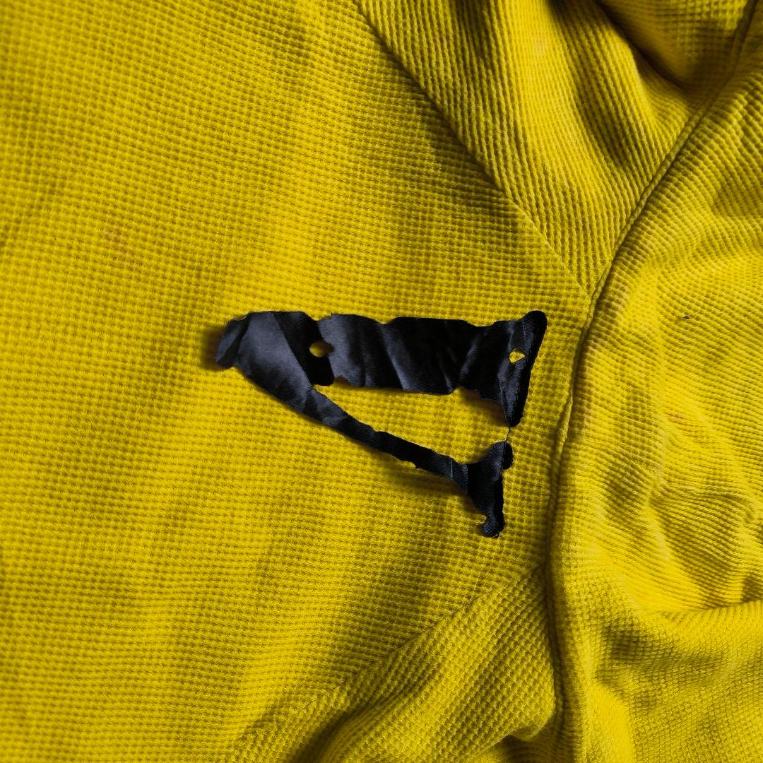 VLONEヴィーロンダック地アクティブジャケットグランジイエロー短丈フーディー