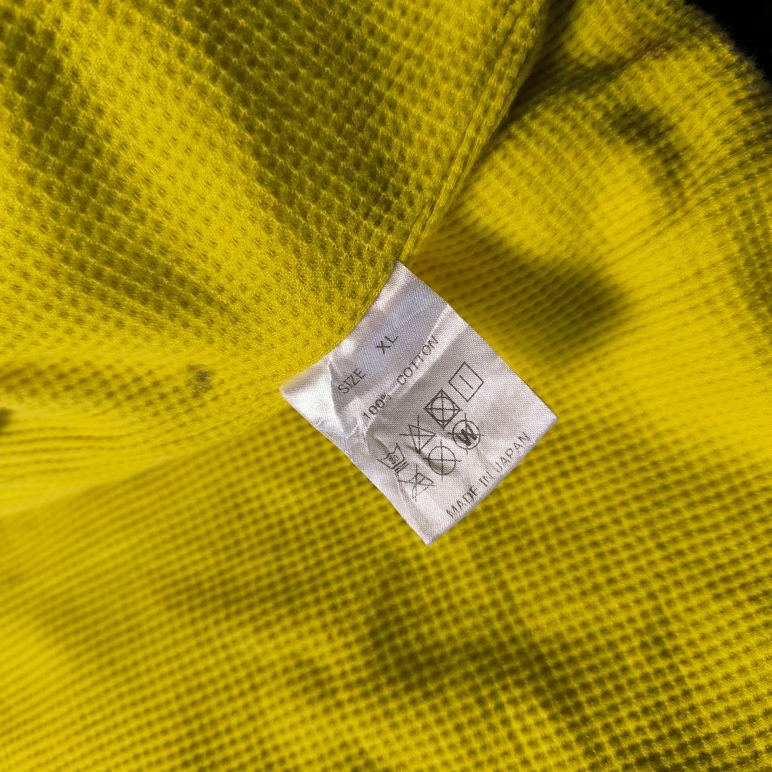 VLONEヴィーロンダック地アクティブジャケットグランジイエロー短丈フーディー