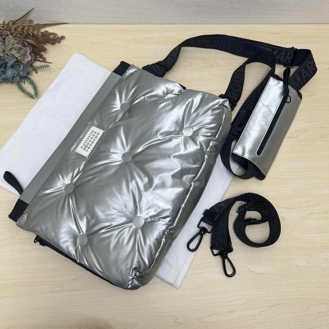 メゾンマルジェラ グラムスラム 3way シルバー ショルダーバッグ