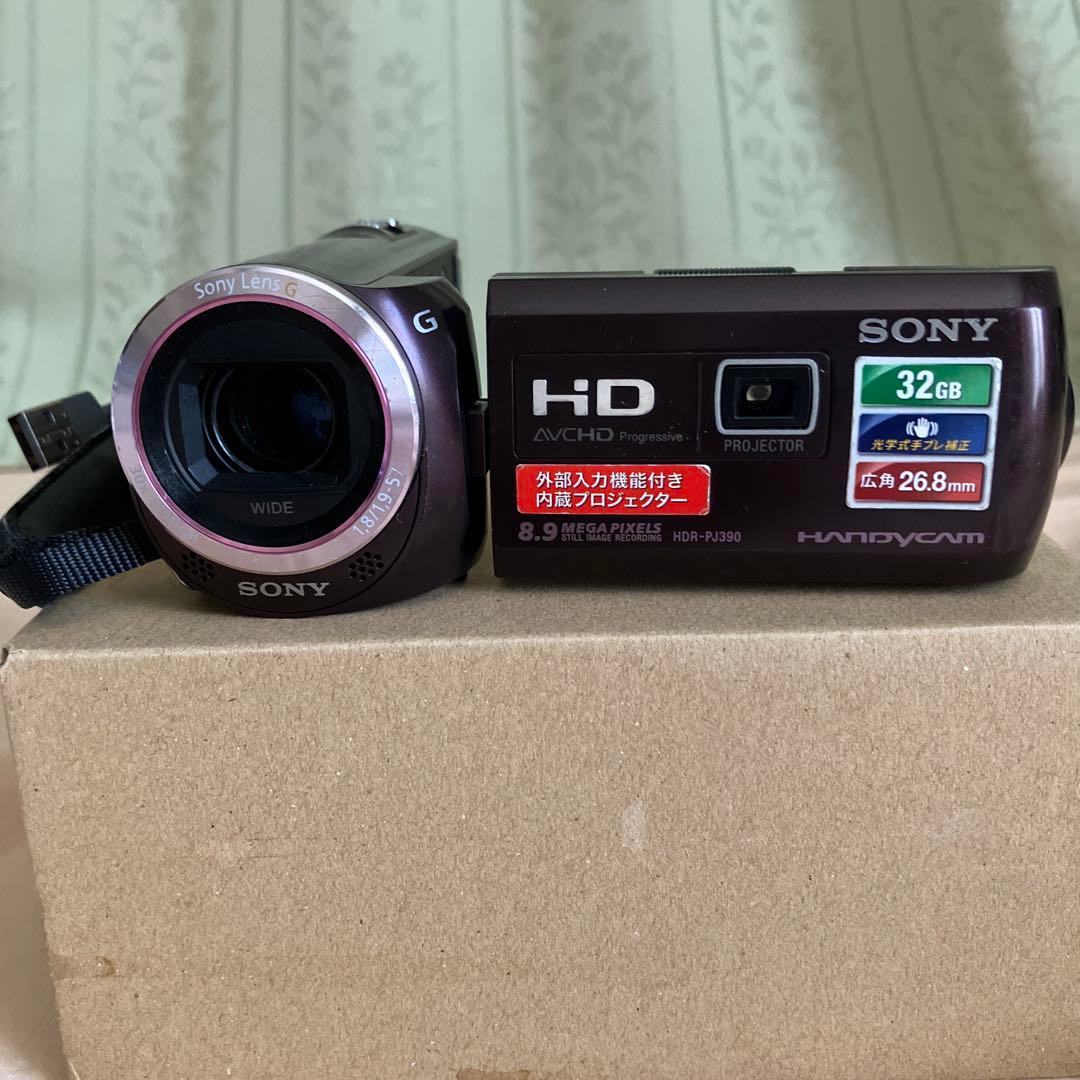 ソニーハンデイカムHDR-PJ390