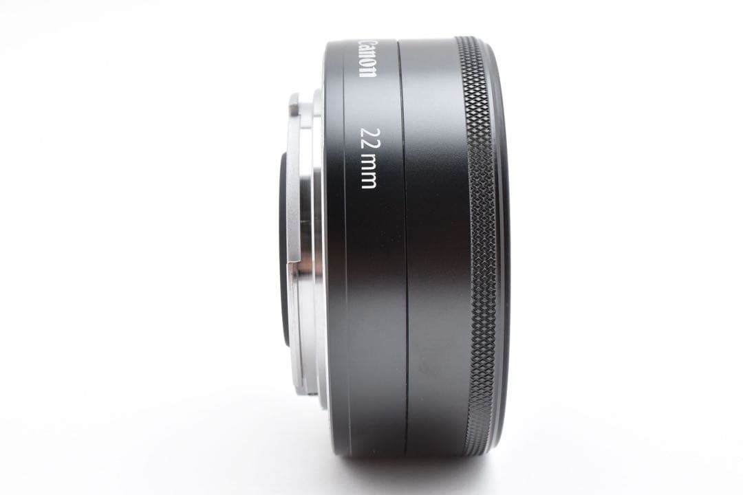 【極美品】 キヤノン Canon EF-M 22mm F2 STM ブラック