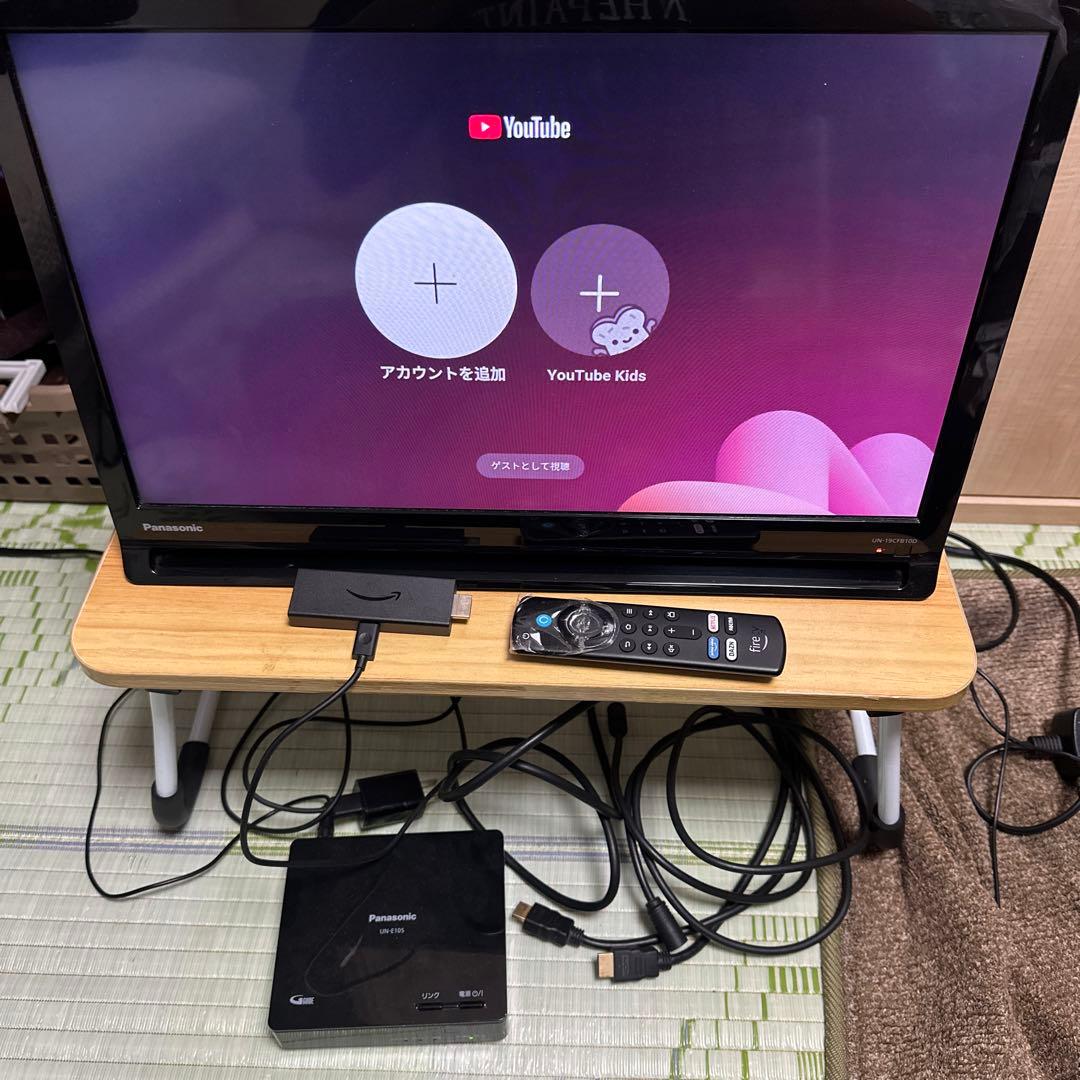 Panasonic ポータブルテレビ 19インチfire TVセット