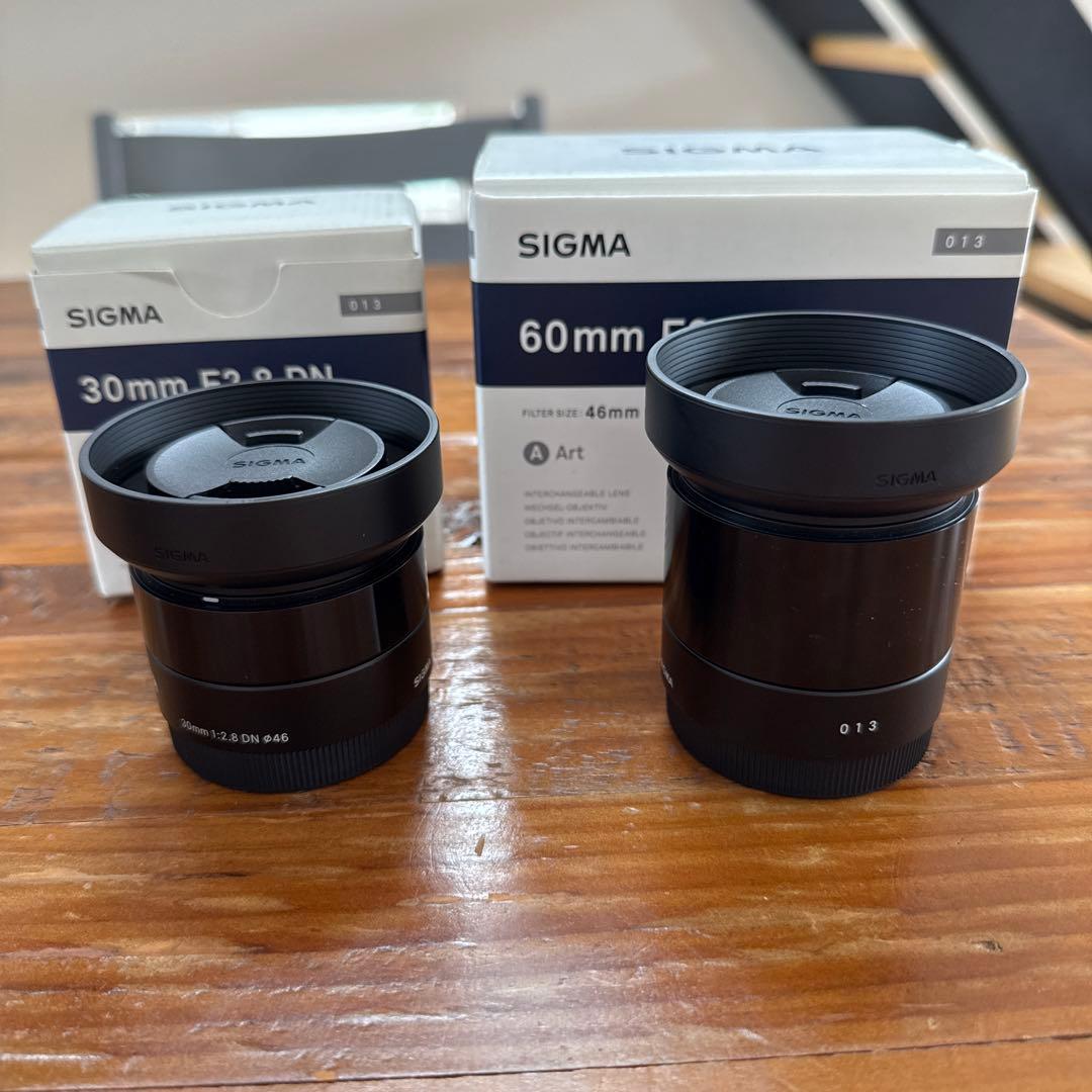 【レンズ】SIGMA F2.8 30mm 60mm