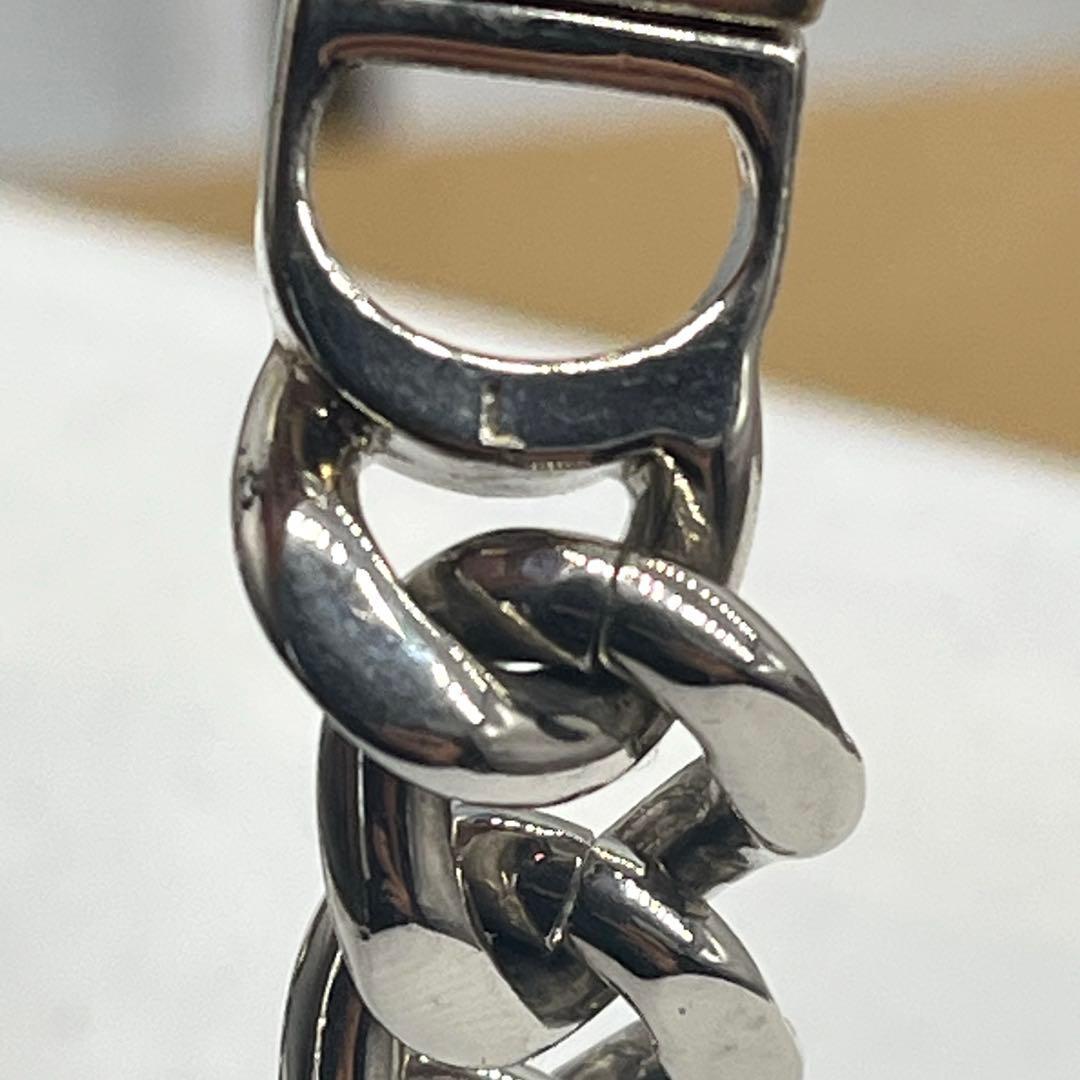 箱付き✨Dior チェーンブレスレット CD ICON シルバー 喜平 Lサイズ