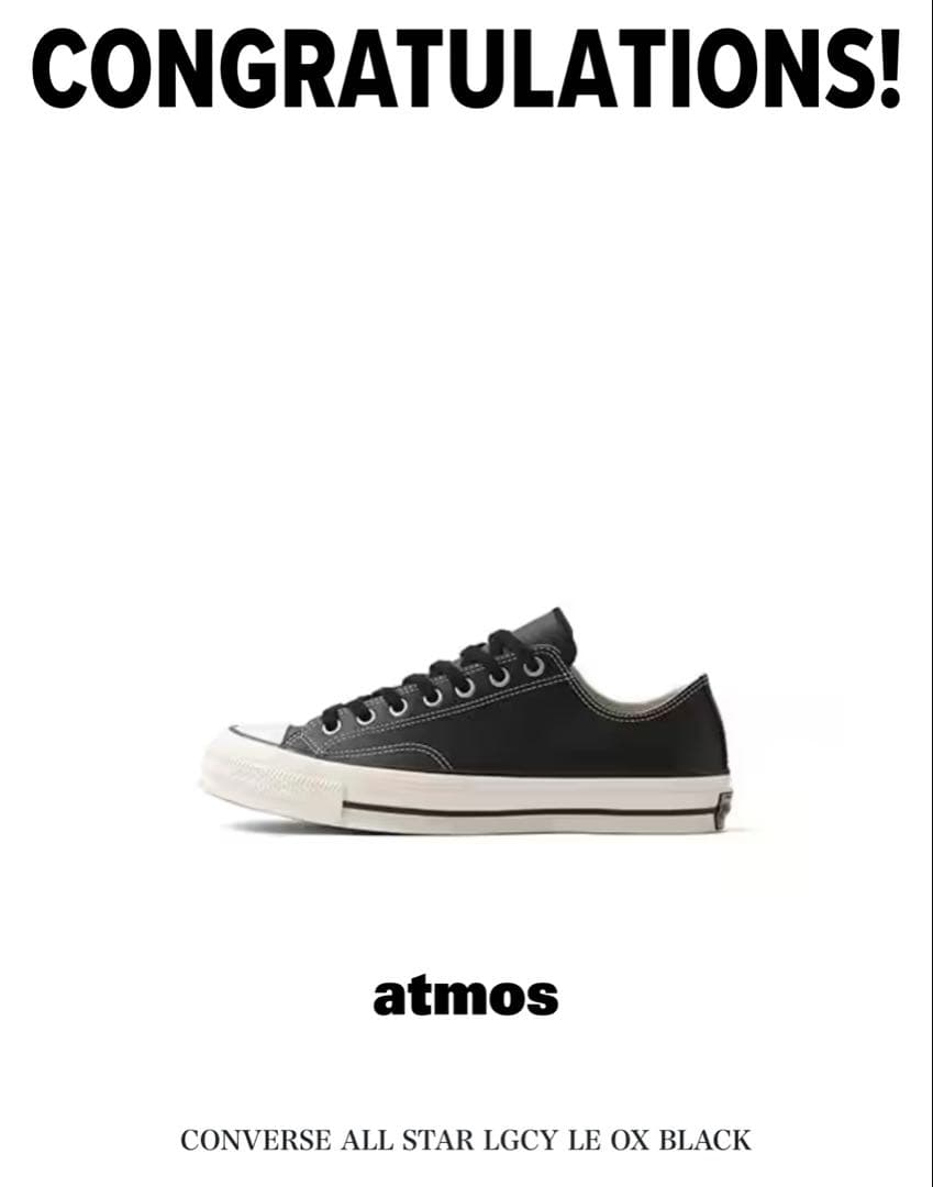 Converse ALL STAR lgcy OX LE Leather 新品