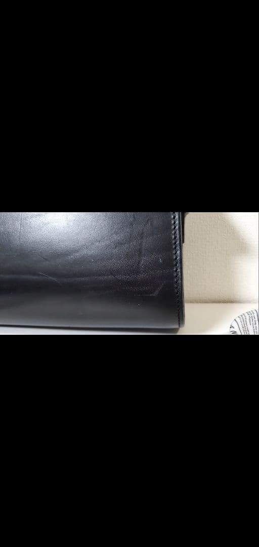 万双 ブライドル ショルダーバッグ ブラック