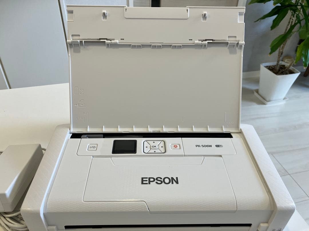 限界値下中　EPSONインクジェットモバイルA4プリンター 予備純正インク付き
