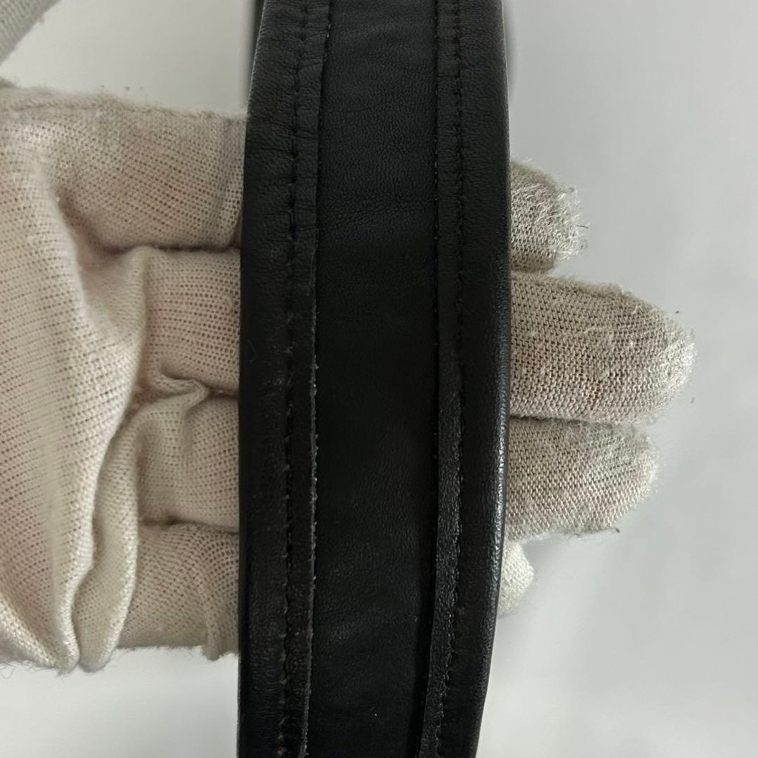 【極美品】オールドコーチ 9033 エルゴ ワンハンドバッグ レザー 肩掛け 黒