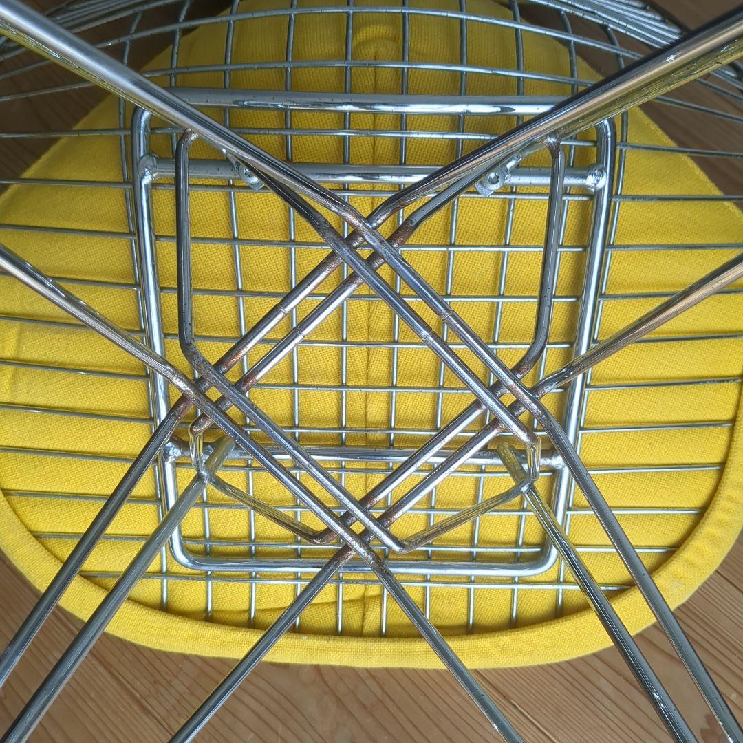 ワイヤーチェア　ビキニパッド　DKR　イームズ　イエロー　ヴィトラ