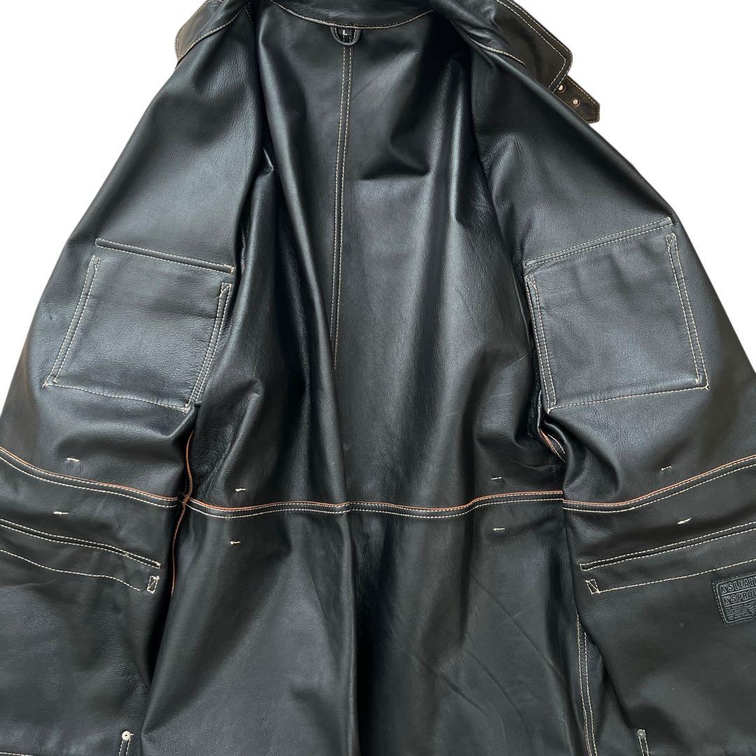 KADOYA　K'S LEATHER 　ゴートスキン レザージャケット 　ロング