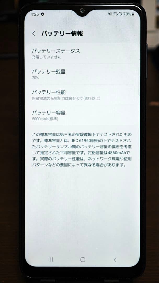 Galaxy A32 5G ブルー SIMロック解済 SCG08 Android