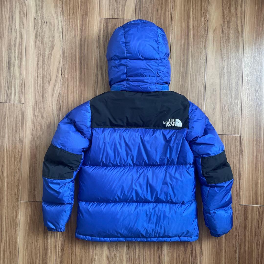 Lノースフェイスレディースサミット700ブルー青バルトロダウンジャケット