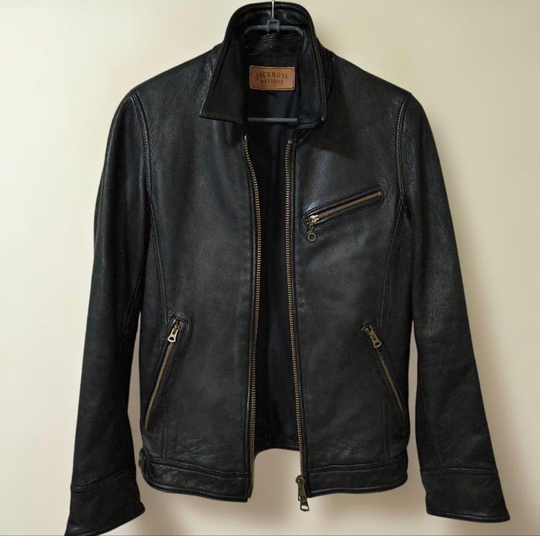 JACKROSE★本革ゴートレザー【山羊革】ライダースジャケット/3