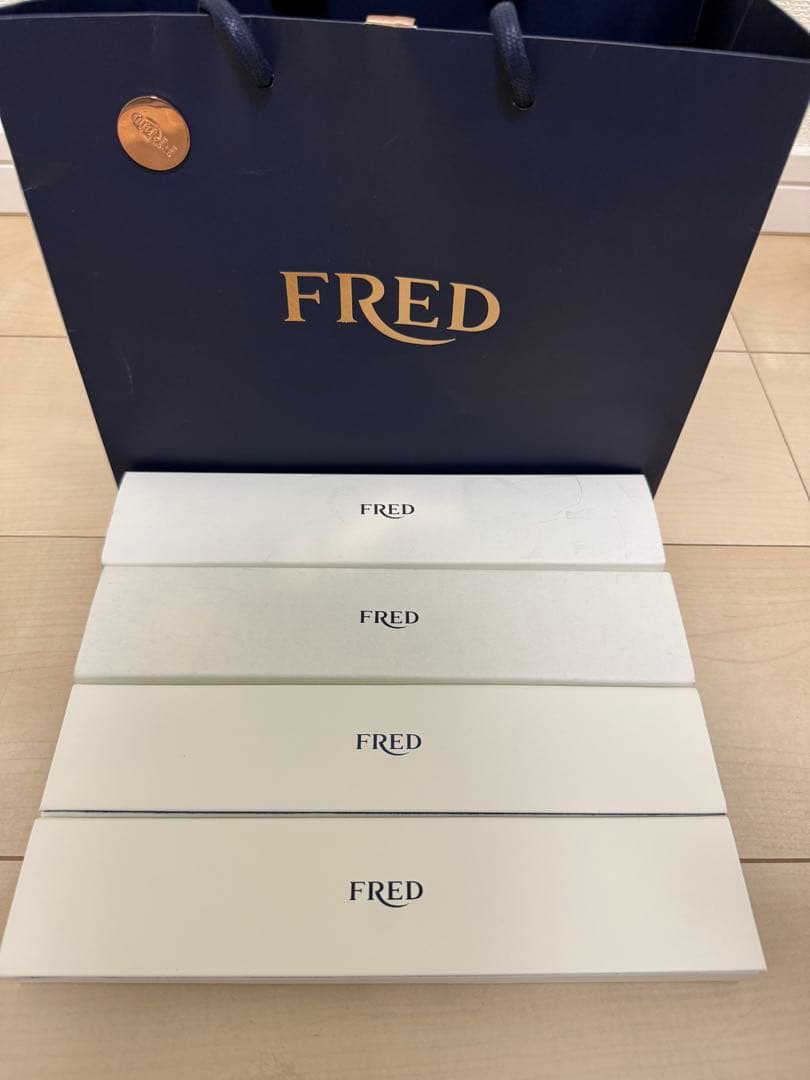 FRED フレッド　フォース10 LMラージ　PGハーフダイヤ　ケーブル2本17