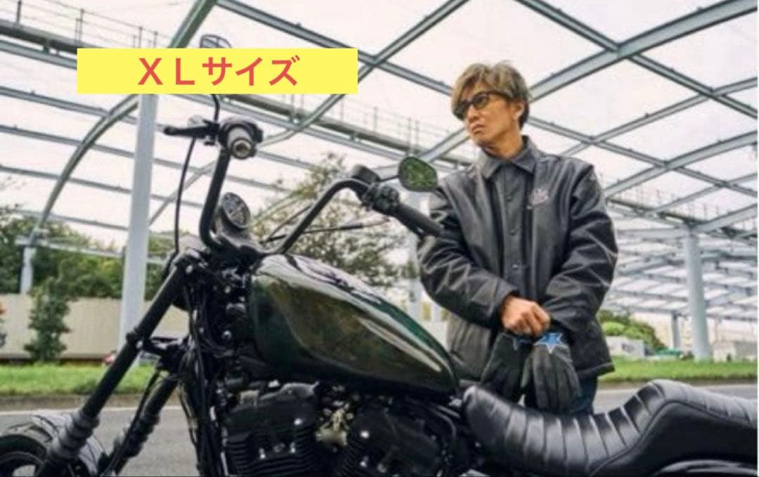 ROLLER FAKE LEATHER COACH JACKET XL 未使用