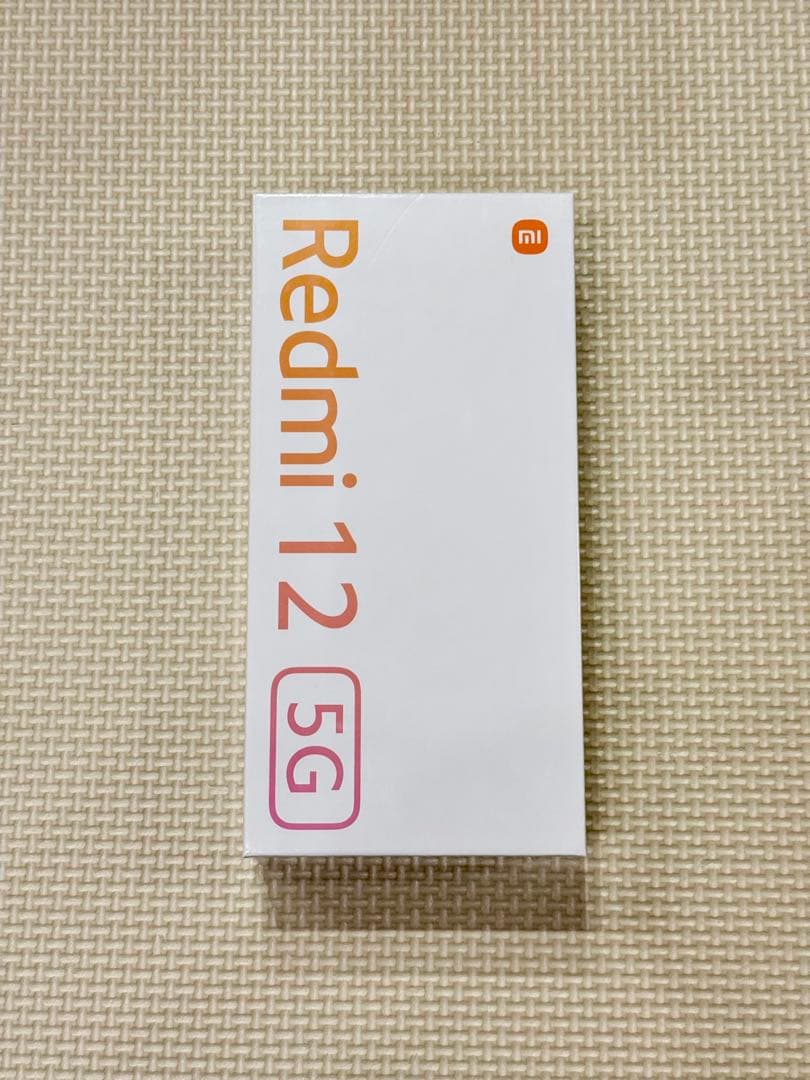 Xiaomi Redmi 12 5G ミッドナイトブラック 128GB ROM