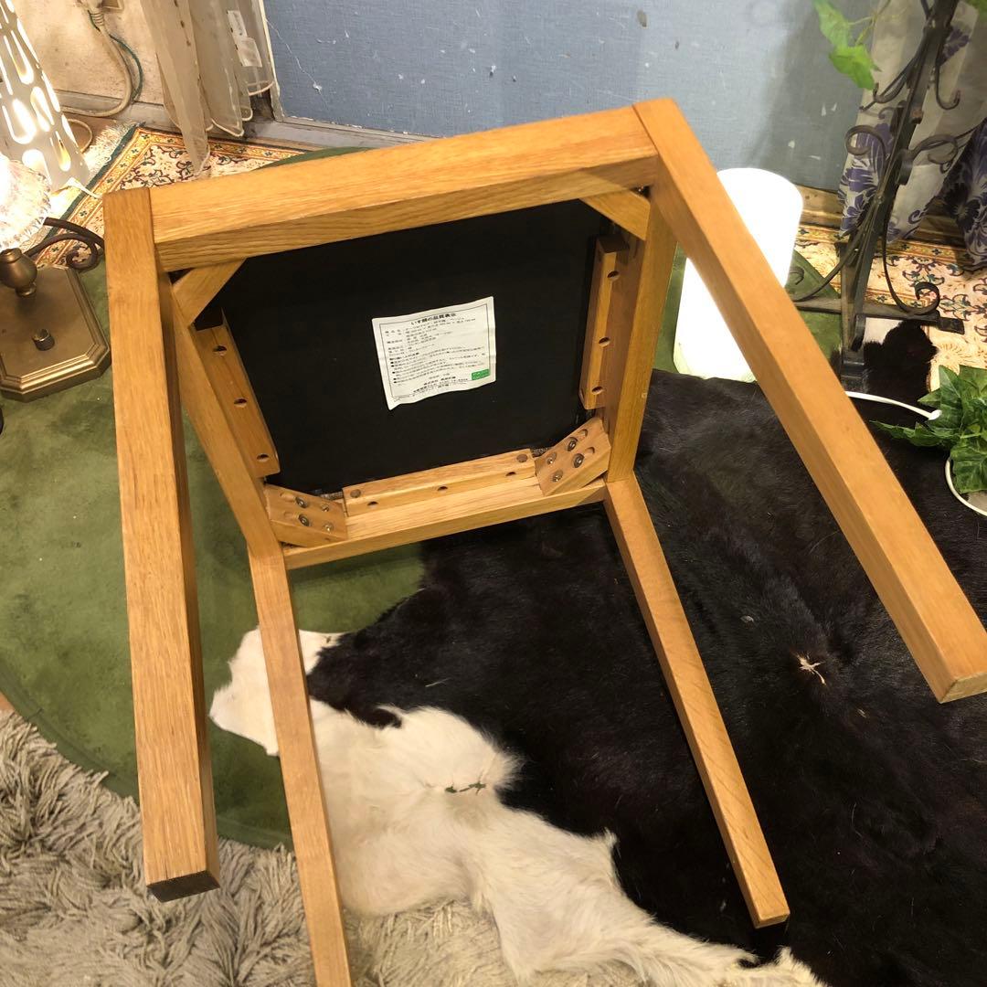 2脚セット　無印良品　オーク無垢材　カスタムチェア