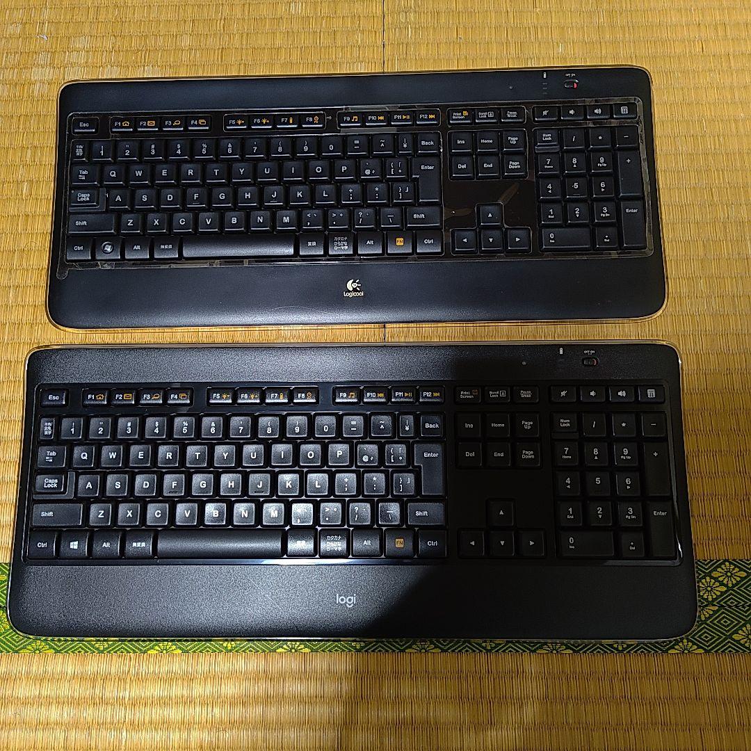 Logitech K800 ワイヤレスキーボード 本体 2個